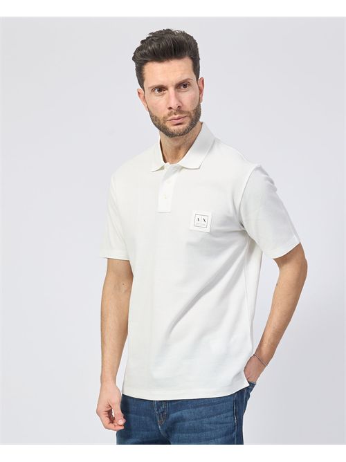 AX regular fit cotton pique polo ARMANI EXCHANGE | XM000356-AF12758U0009